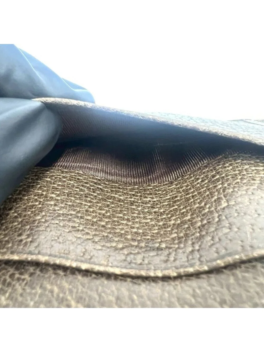 Gucci Vintage GG Logo Canvas Leather Bifold Wallet Brown - Picture 9 of 10